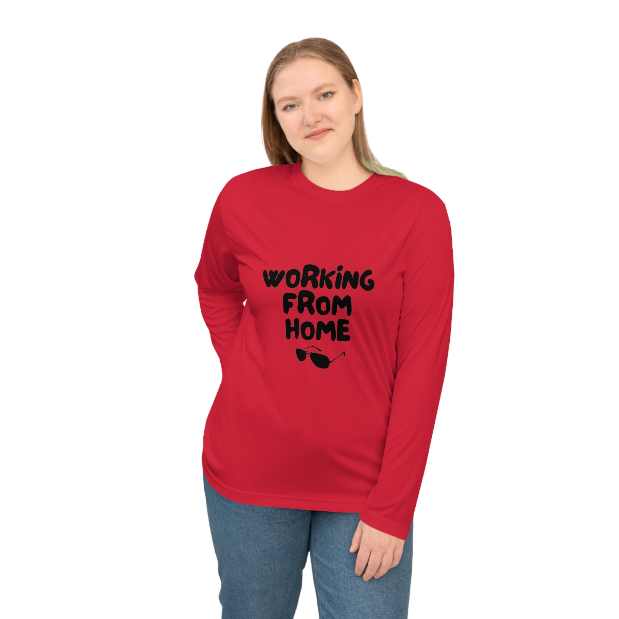 Working From Home Long Sleeve Shirt