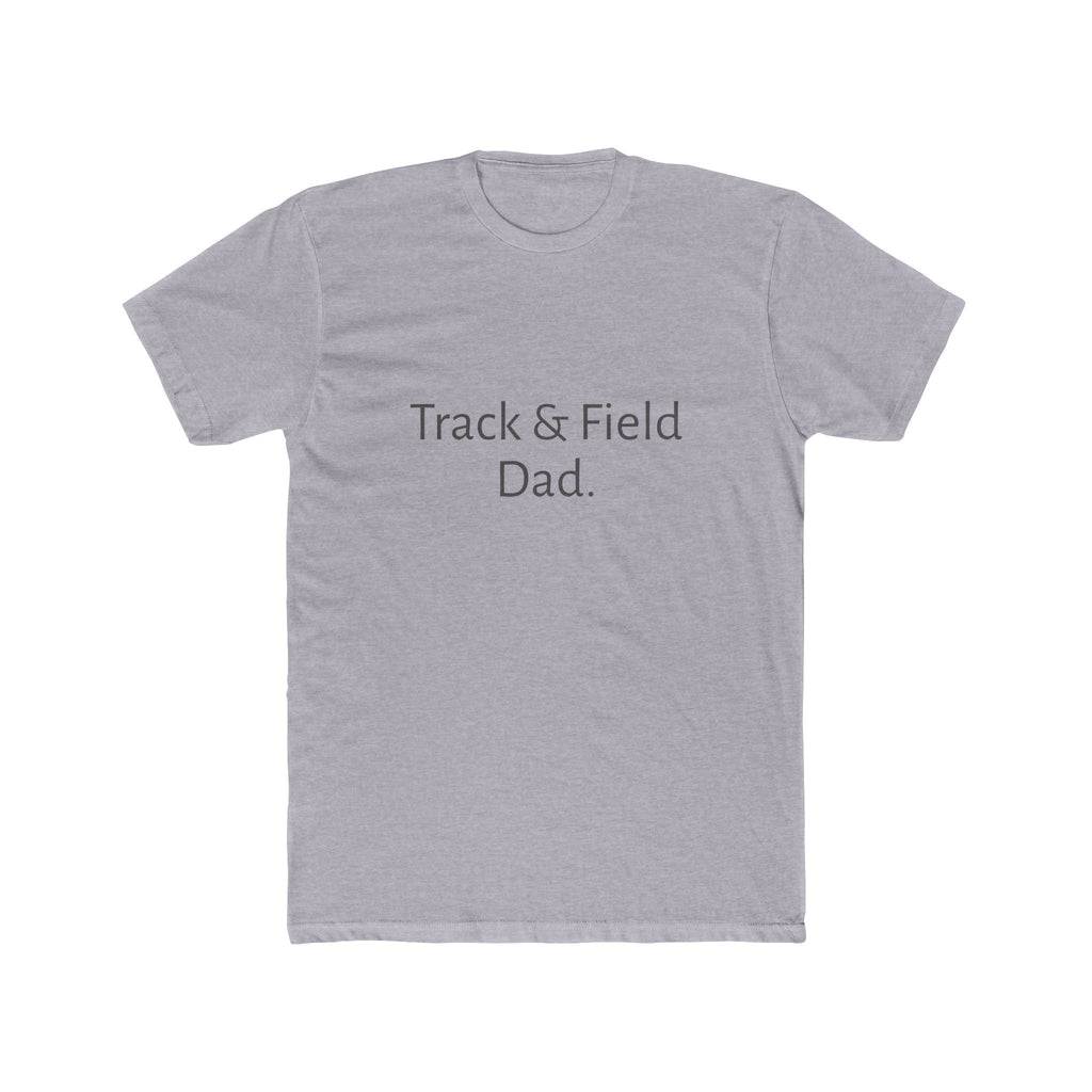 Track Dad. T‑Shirt — Minimalist Track & Field Coach/Fan Tee