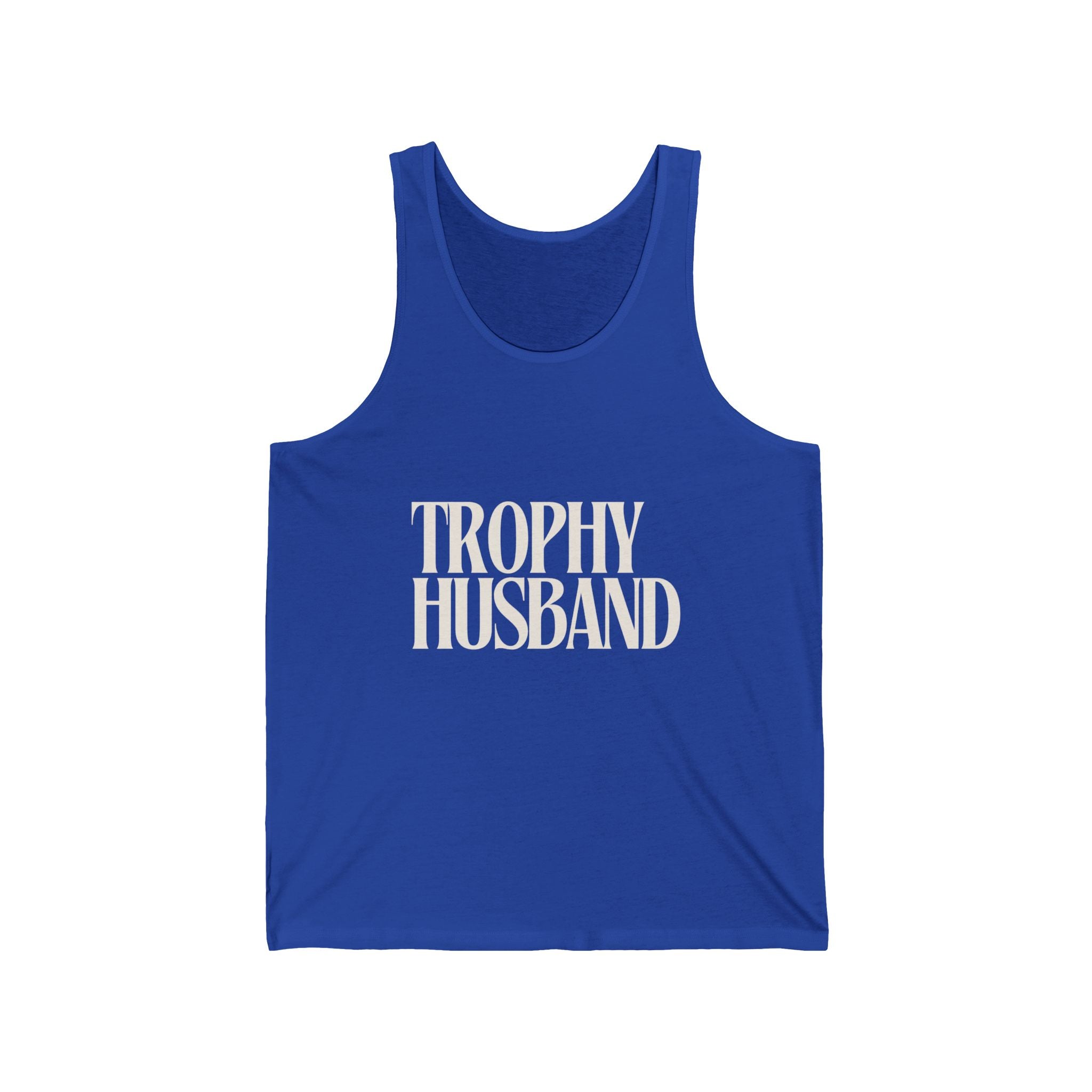 Trophy Husband Tank Top — Funny Graphic Men's Tank for Husband Gifts