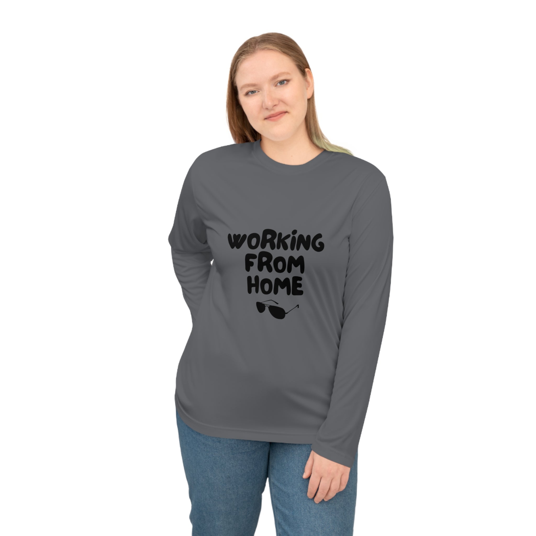 Working From Home Long Sleeve Shirt