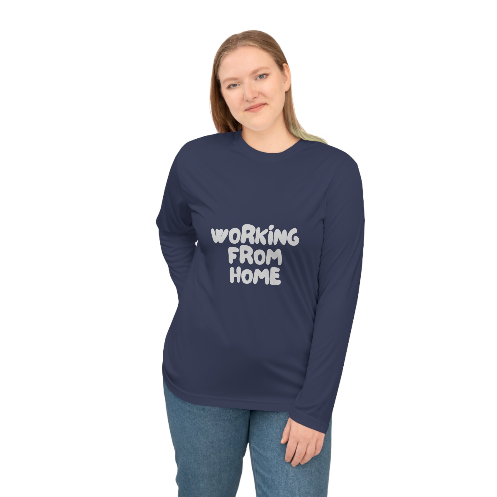 Working From Home Long Sleeve Shirt