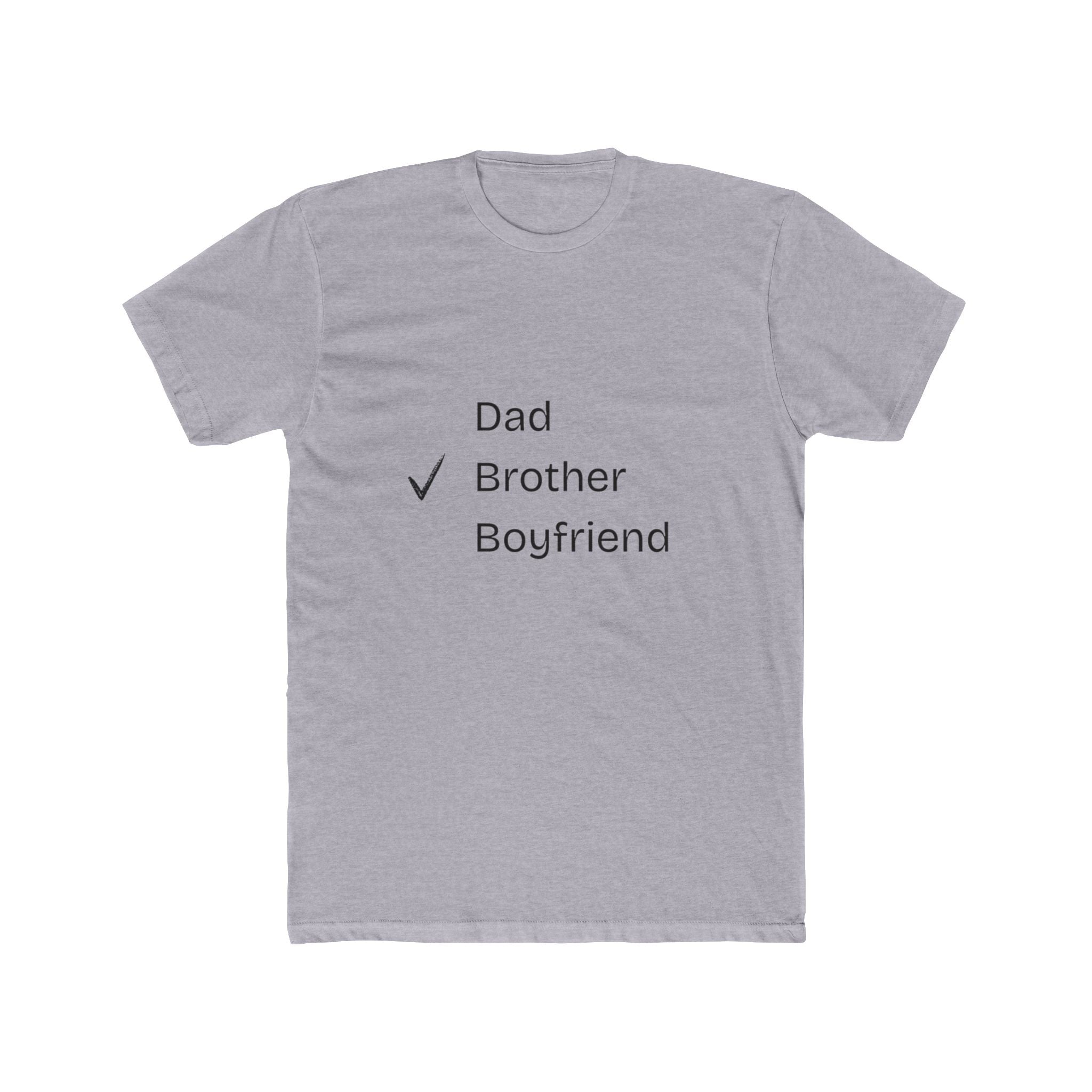 Checked 'Brother' Crew Tee — Funny Relationship Checklist T-Shirt