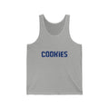 Cookies Graphic Tank Top — Retro Navy Text Casual Summer Tank