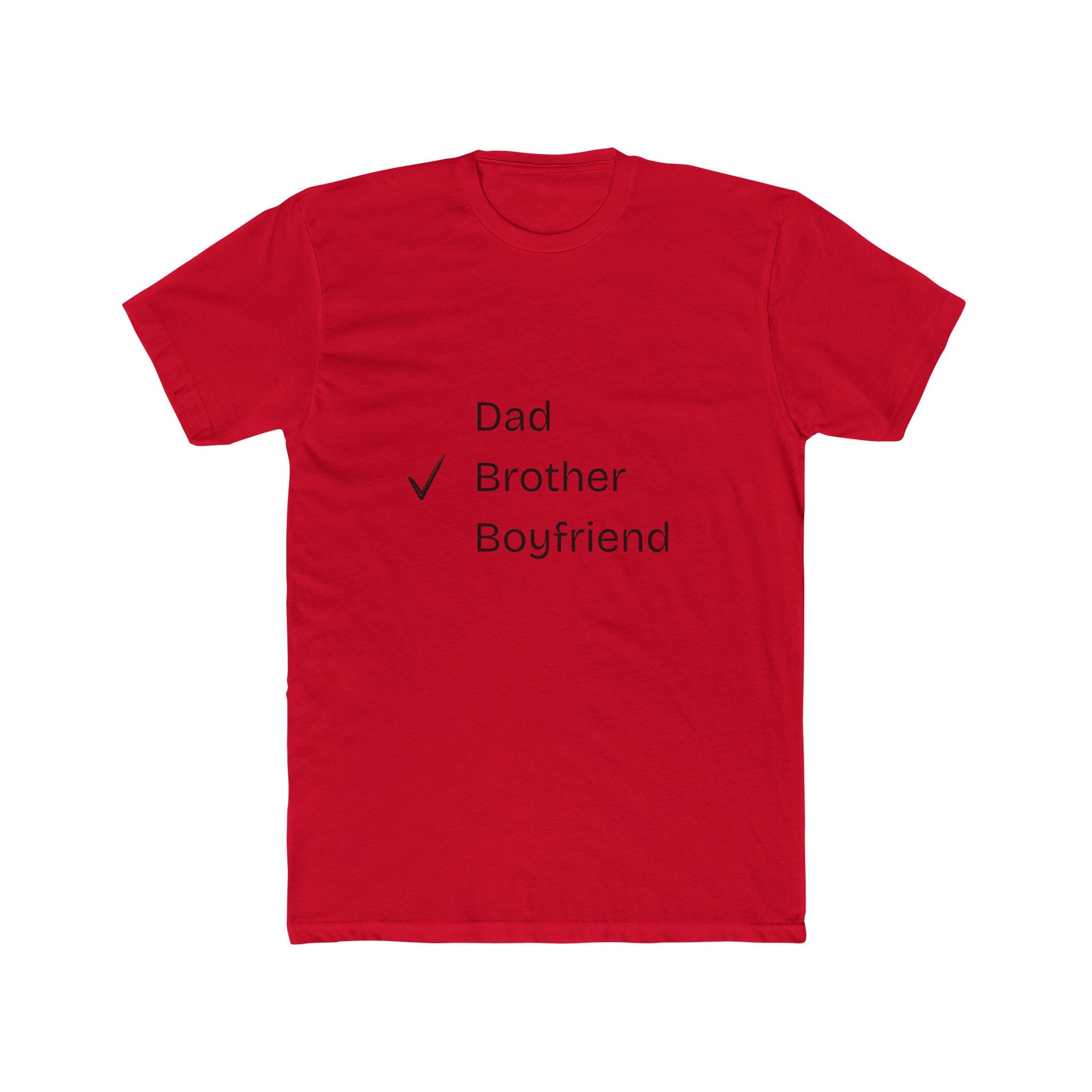 Checked 'Brother' Crew Tee — Funny Relationship Checklist T-Shirt
