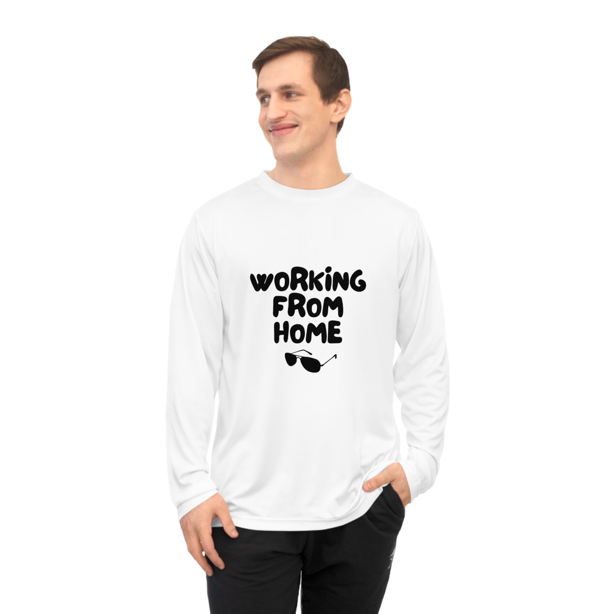 Working From Home Long Sleeve Shirt