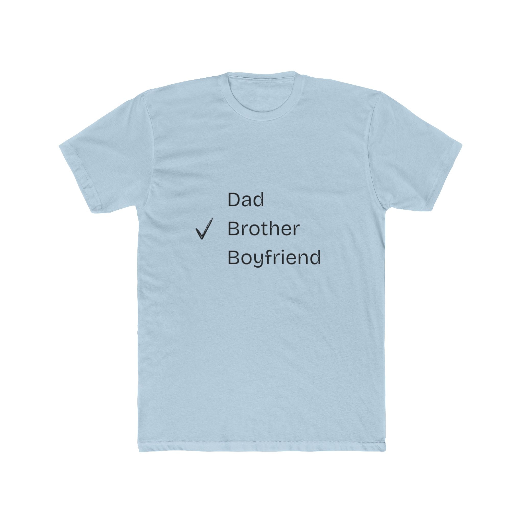 Checked 'Brother' Crew Tee — Funny Relationship Checklist T-Shirt