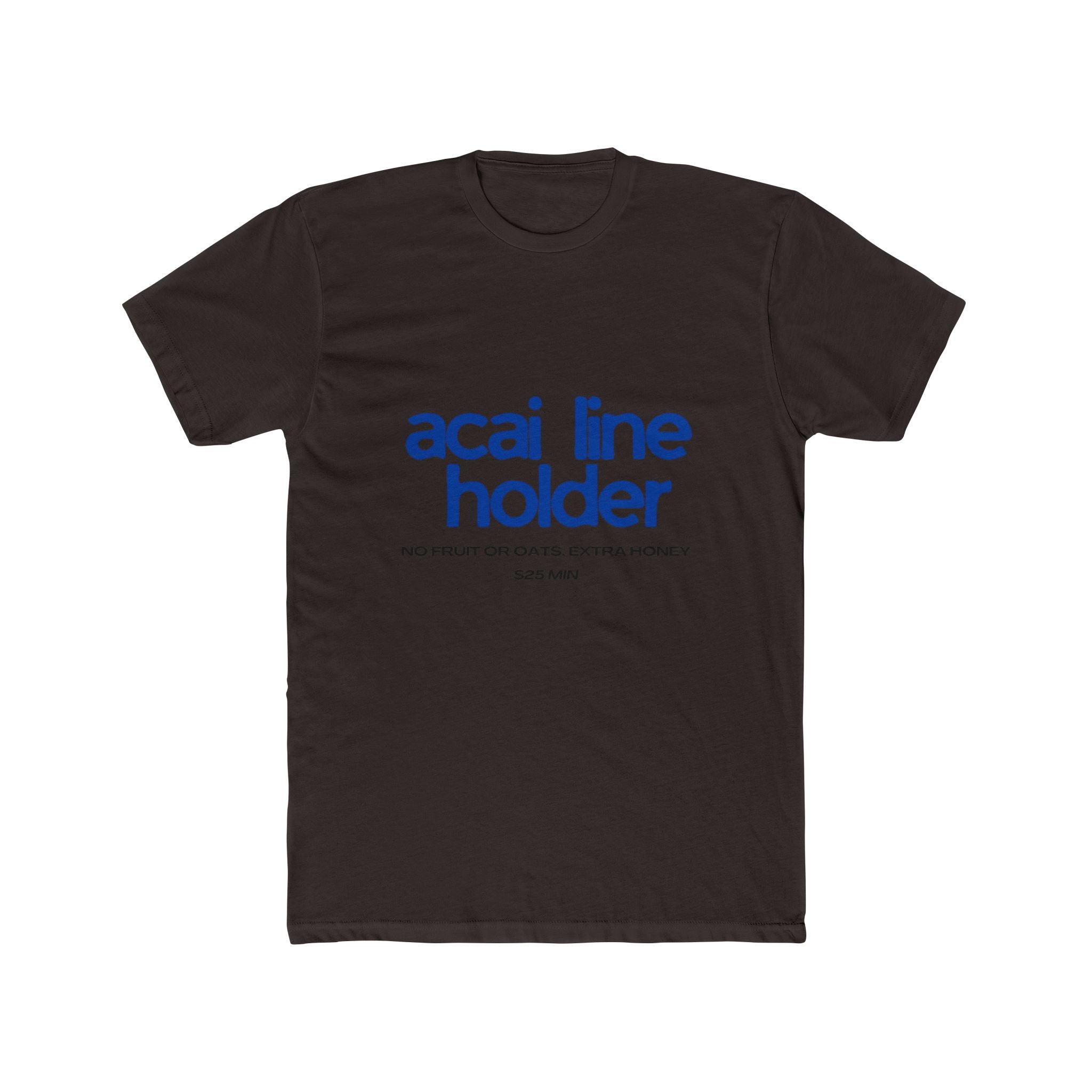 Acai Line Holder Tee — Funny Brunch Graphic T-Shirt