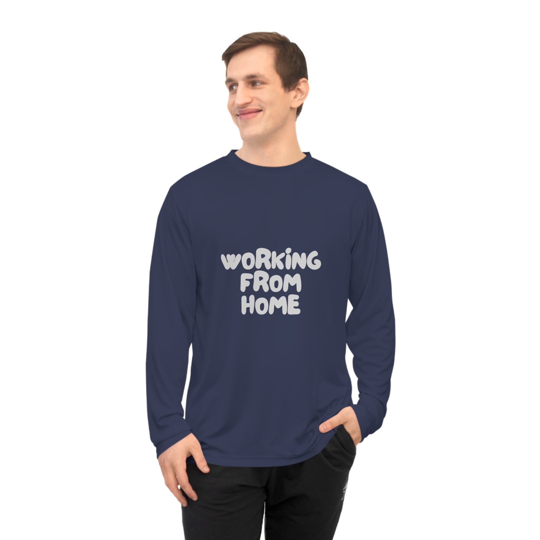 Working From Home Long Sleeve Shirt