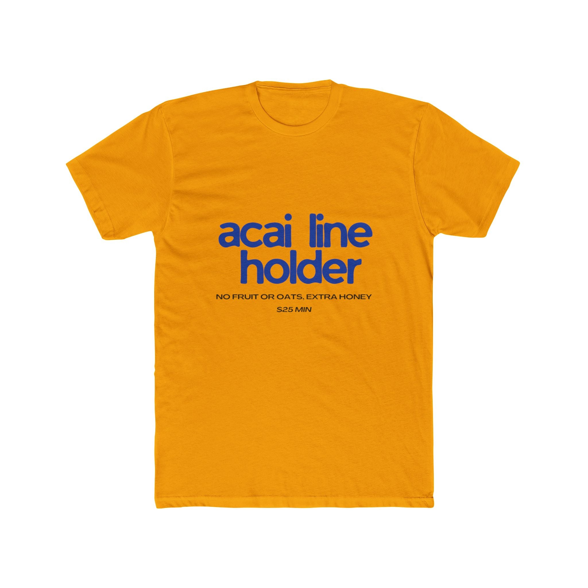 Acai Line Holder Tee — Funny Brunch Graphic T-Shirt