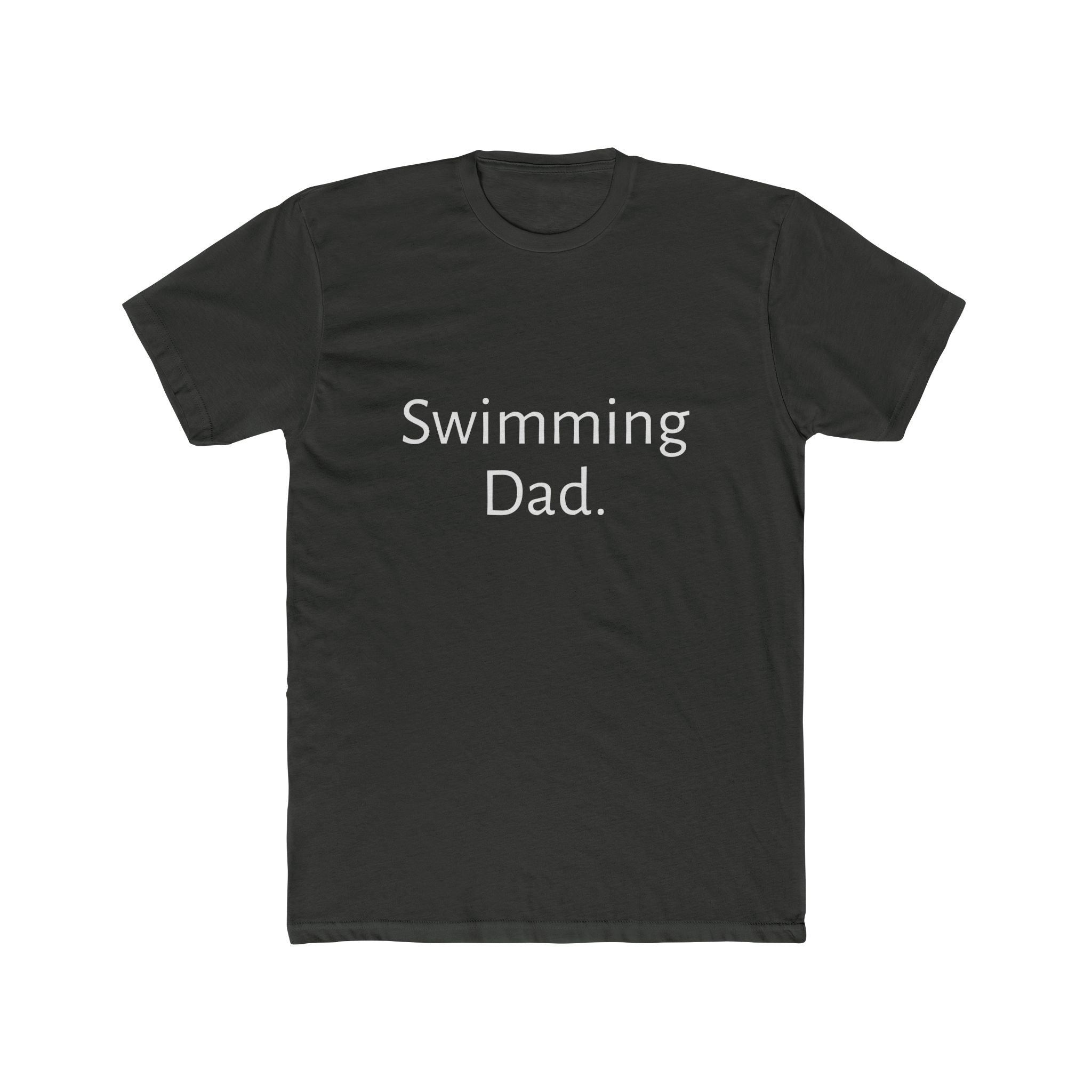 Swimming Dad T-Shirt – Minimalist Dad Tee for Swim Coaches & Proud Parents