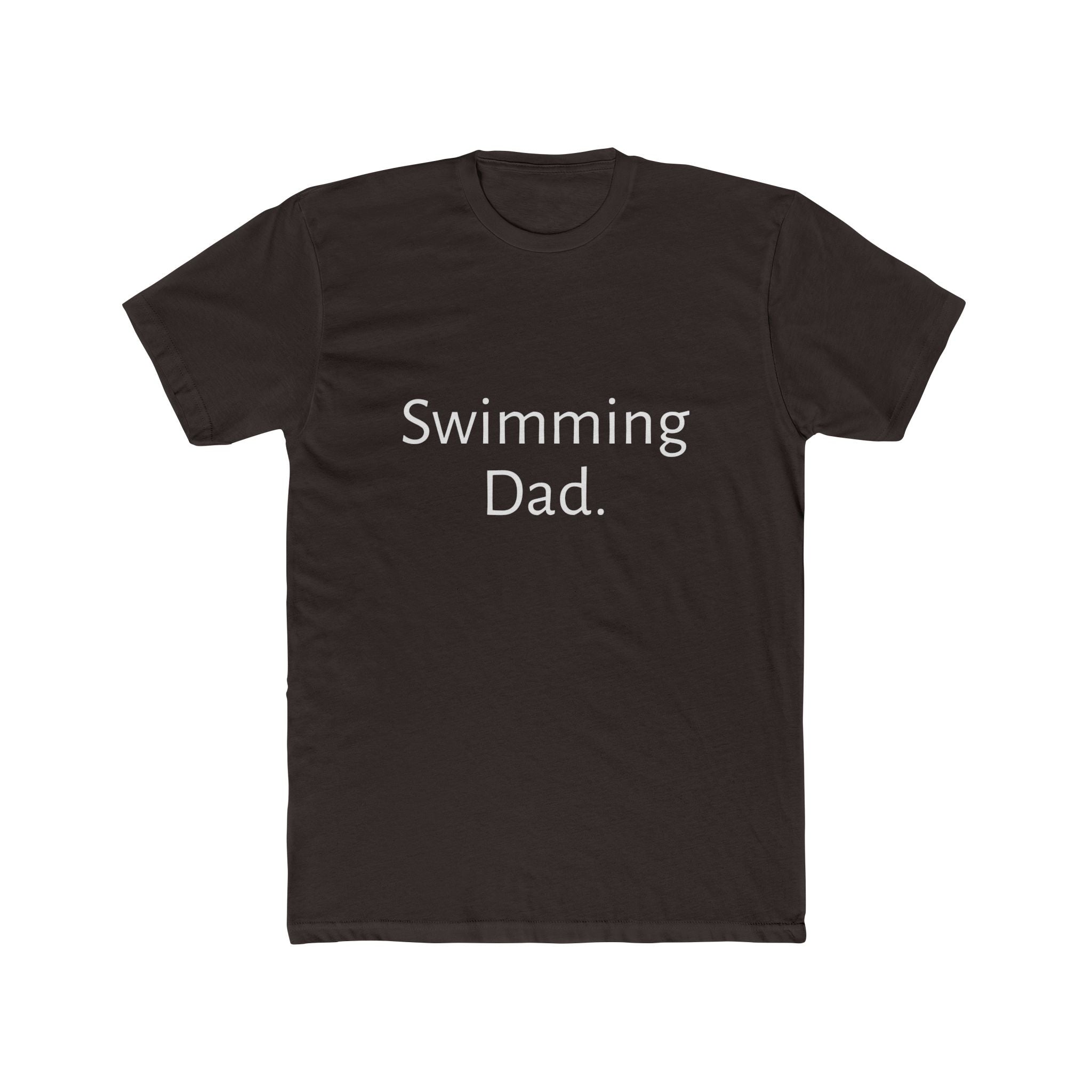 Swimming Dad T-Shirt – Minimalist Dad Tee for Swim Coaches & Proud Parents
