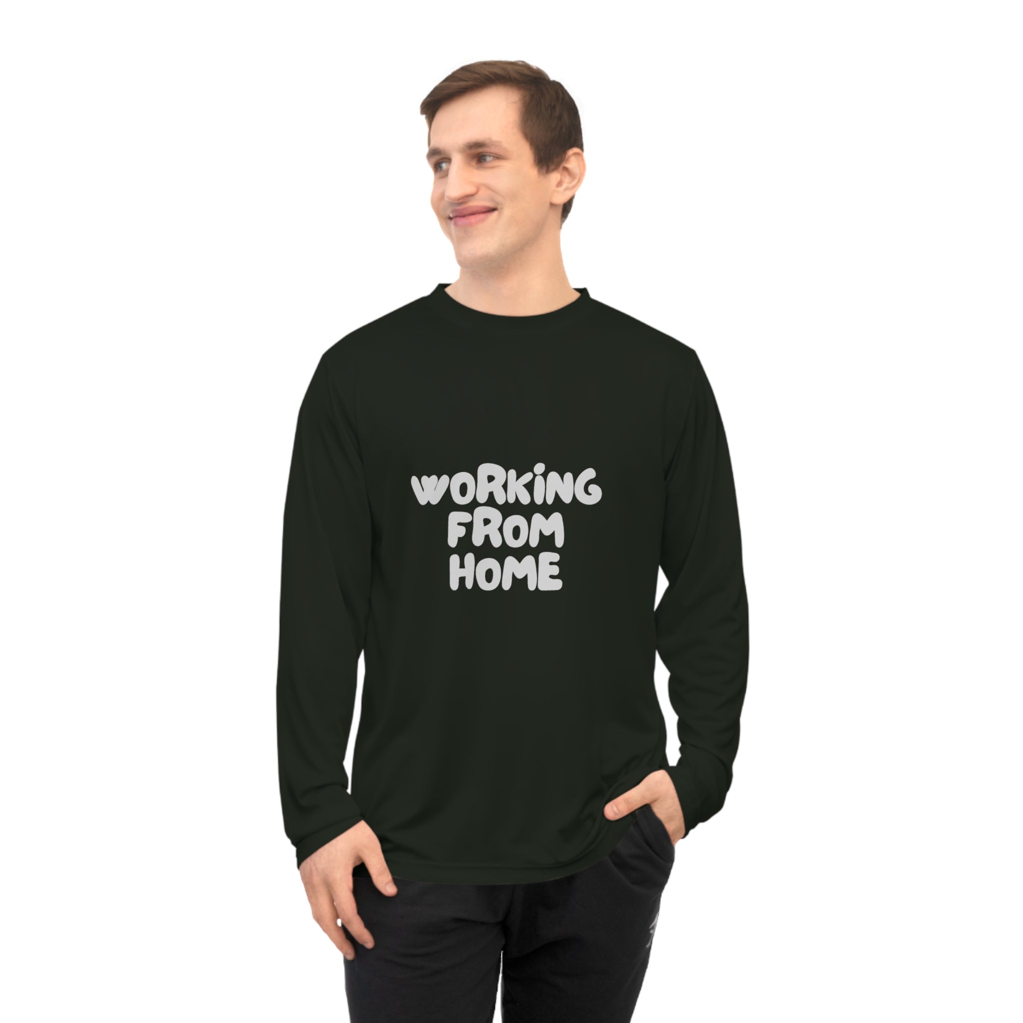 Working From Home Long Sleeve Shirt