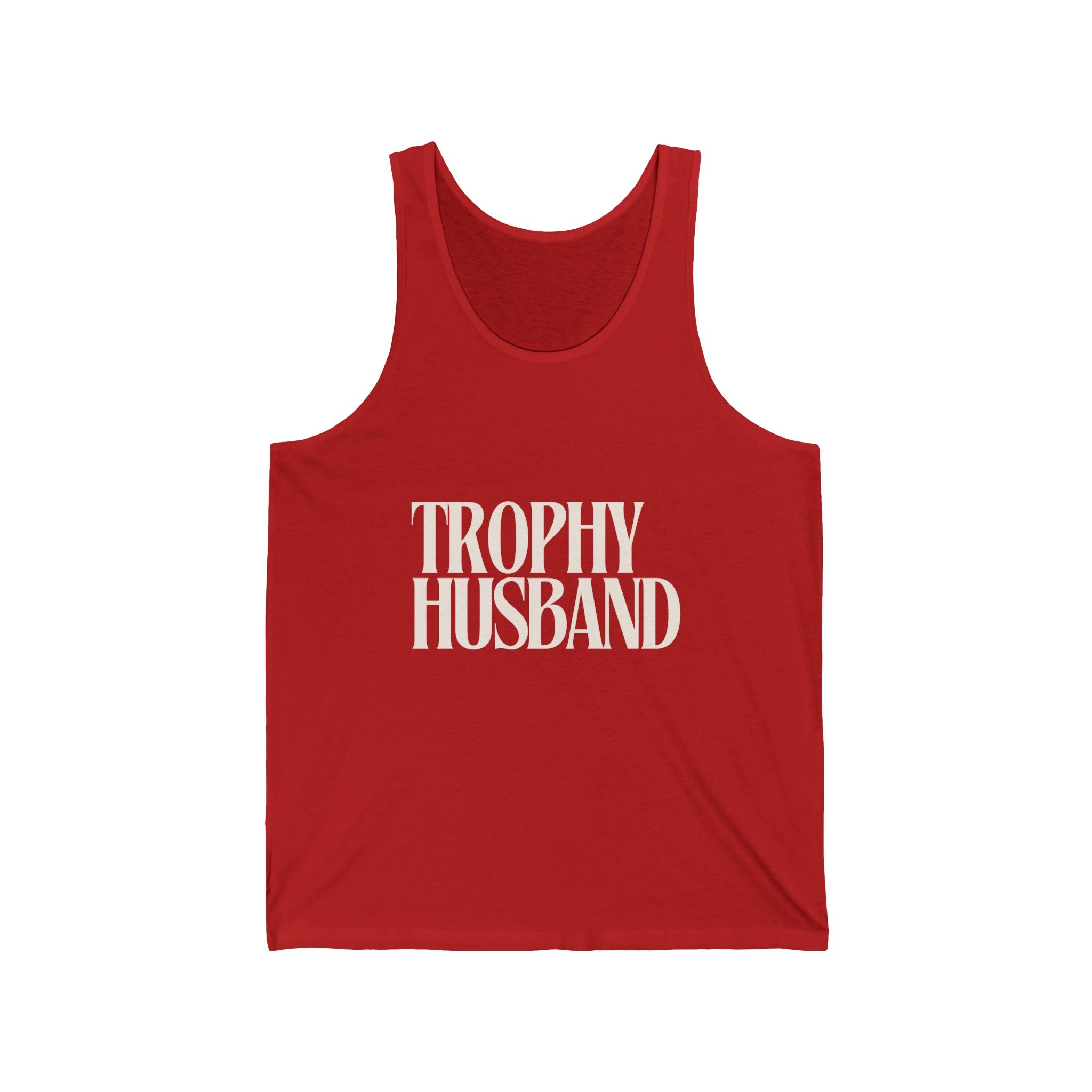 Trophy Husband Tank Top — Funny Graphic Men's Tank for Husband Gifts