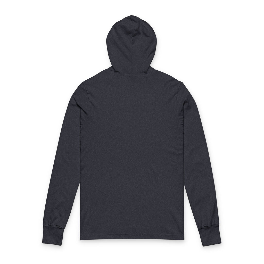 Working From Home Hooded Long Sleeve Tee — Remote Work Graphic Top