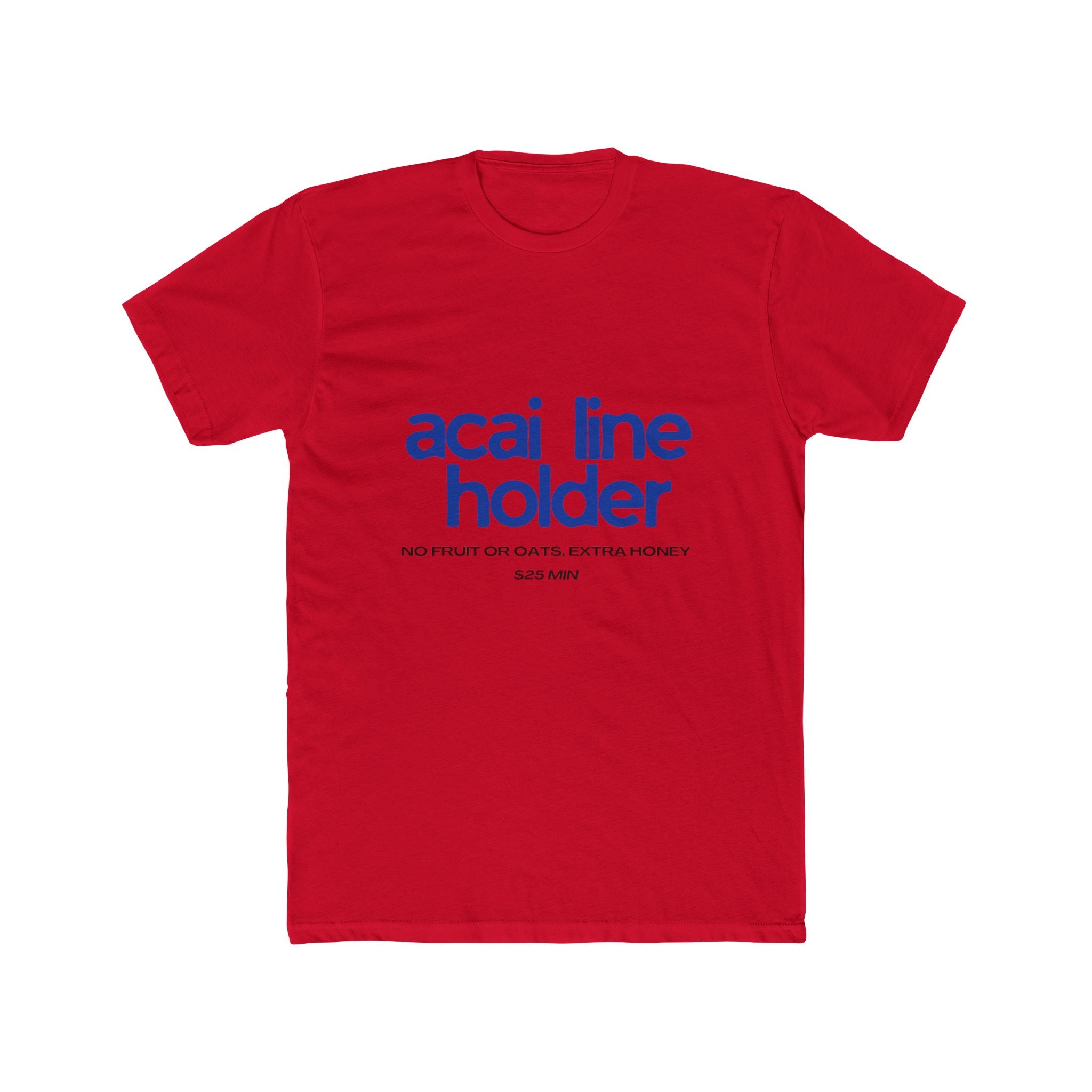 Acai Line Holder Tee — Funny Brunch Graphic T-Shirt
