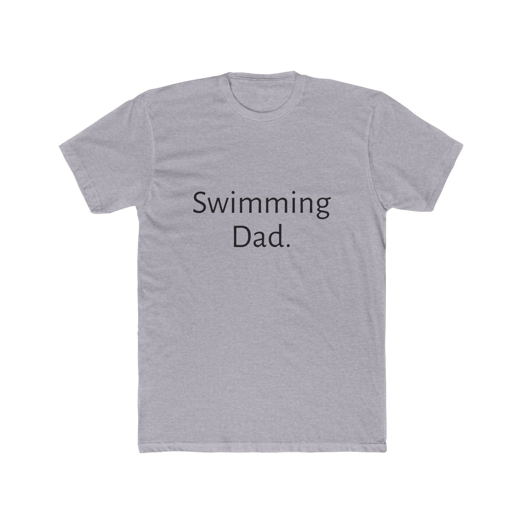Swimming Dad T-Shirt – Minimalist Dad Tee for Swim Coaches & Proud Parents