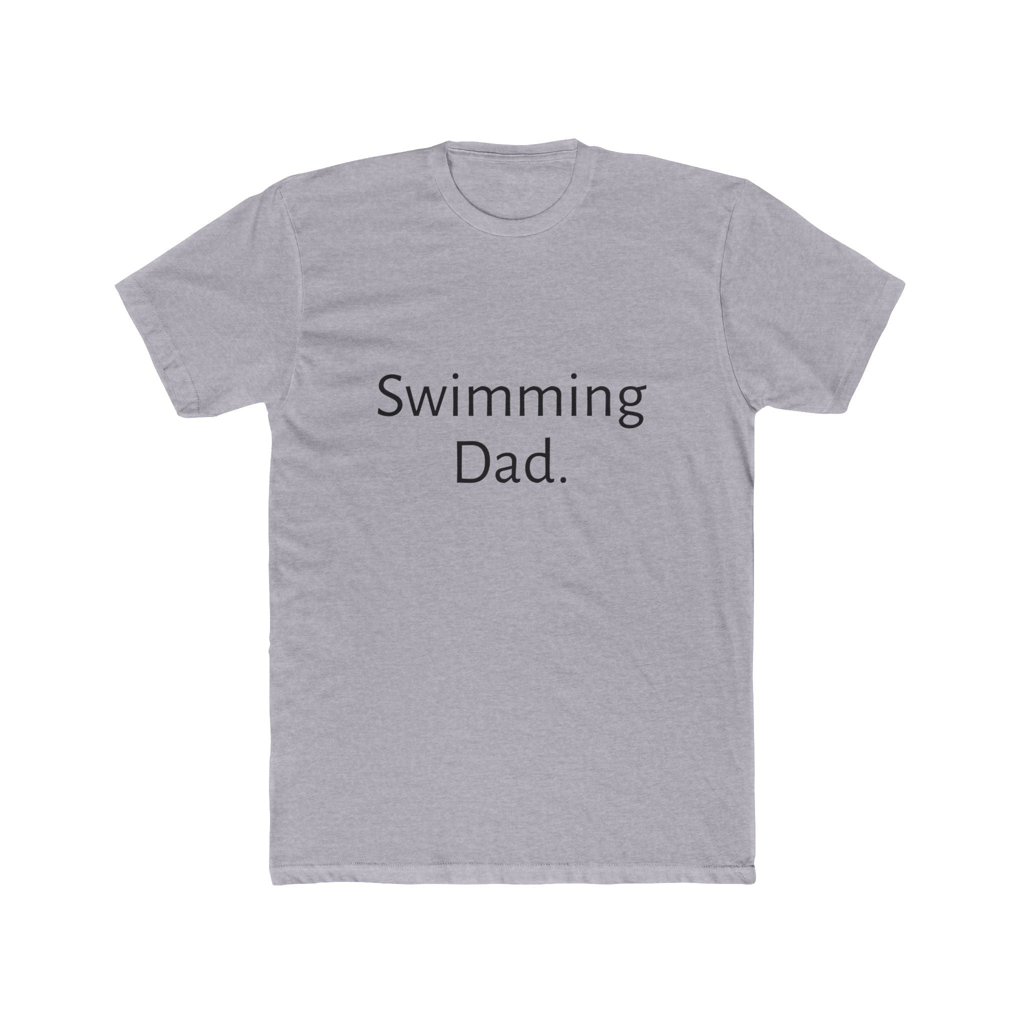 Swimming Dad T-Shirt – Minimalist Dad Tee for Swim Coaches & Proud Parents