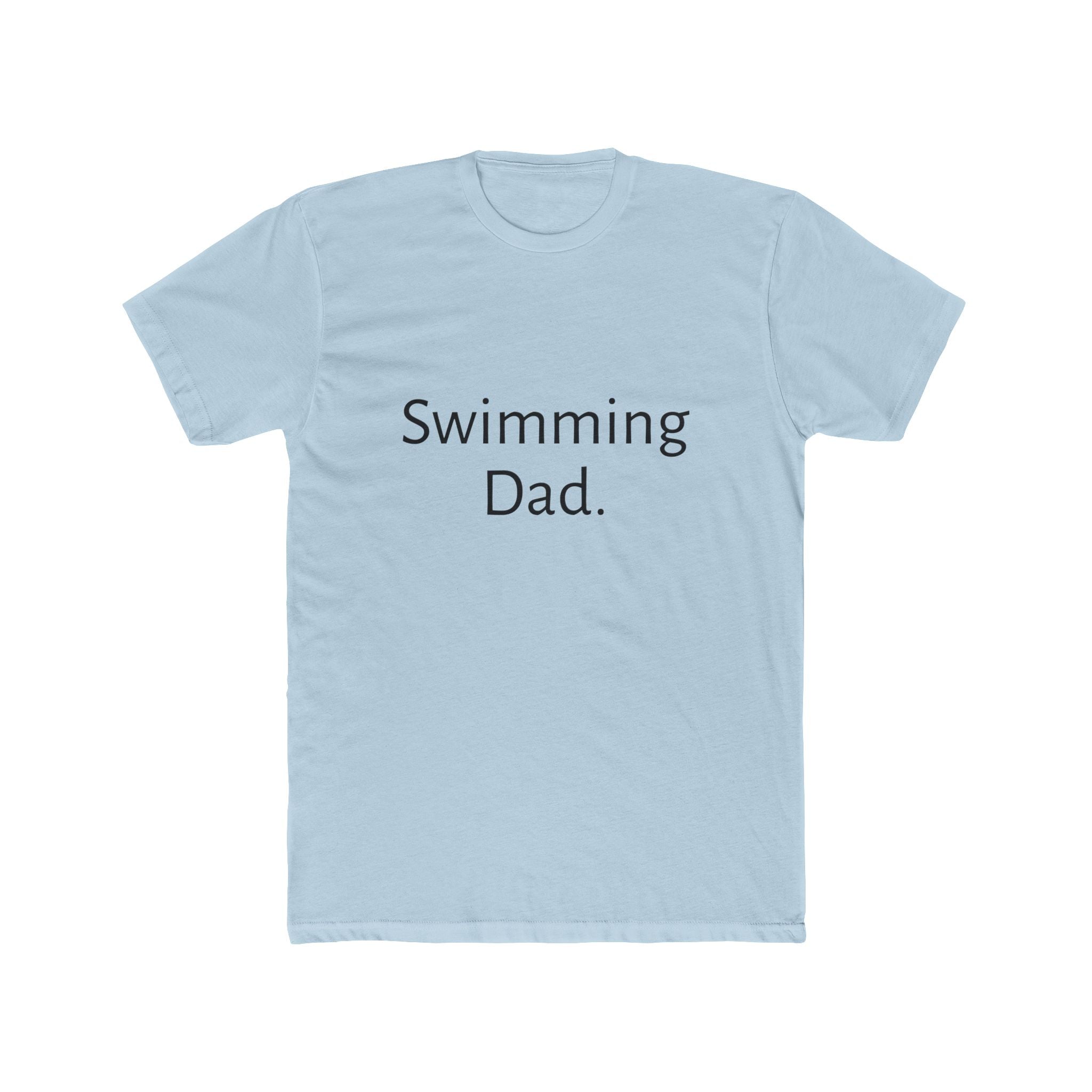 Swimming Dad T-Shirt – Minimalist Dad Tee for Swim Coaches & Proud Parents